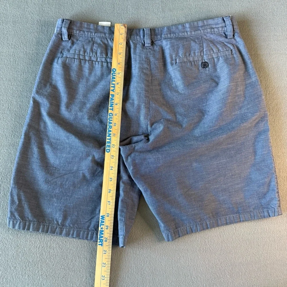 Banana Republic Aiden Light Blue Flat Front‎ Shorts 100% cotton size 36